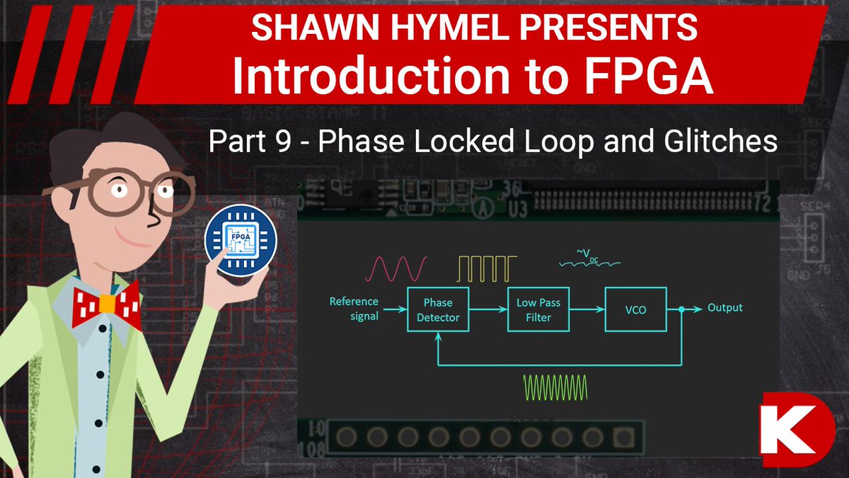 Let's kick off January with a new #FPGA episode! This time, I show how to use the #ice40 PLL to get 100+ MHz clock...and then talk about some of the problems it may cause. Check it out here: youtube.com/watch?v=gmaSjy… #yosys #electronics