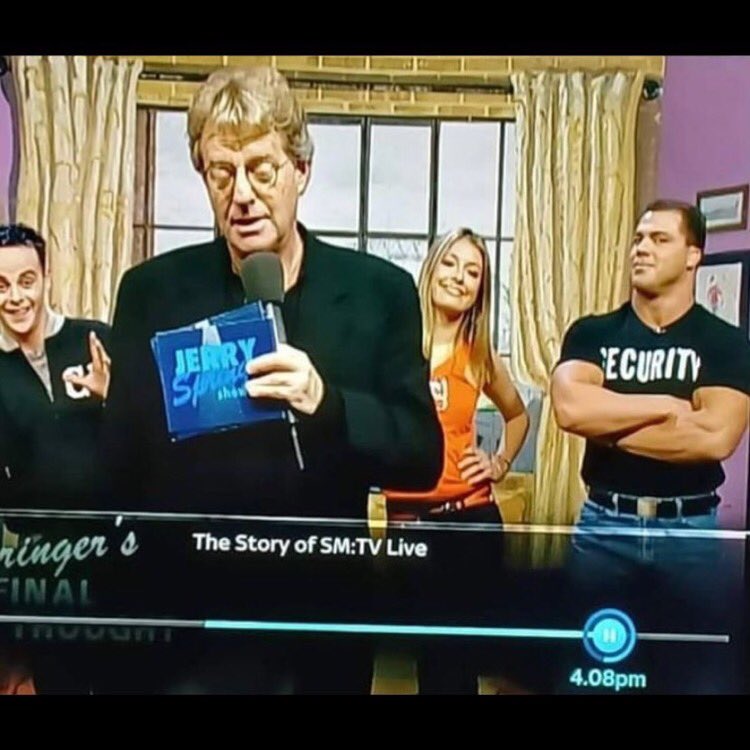 It’s true! I was security for Jerry Springer. 🤣 Gotta start somewhere. #humblebeginnings