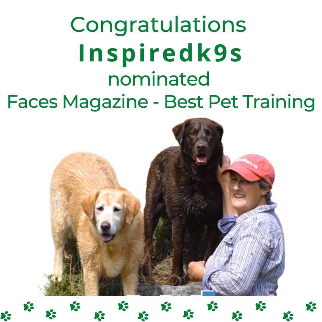 Congrats to @inspiredk9s & Jane Madigan for being nominated for @facesottawa in the Best Pet Training Category.🐾Jane serves as the trainer for the Dog Squad, @AlgonquinColleg's employee-run therapy dogs team & she’s awesome! Read more here: bit.ly/3fdDRLu