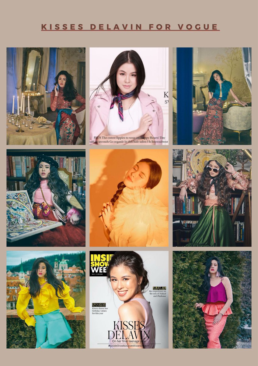 Proof that Kisses Delavin can rock up being a Vogue magazine cover! Retweet if you agree! ♡♡♡

#KissesDelavin 
#KissesDelavinForVOGUEPhilippines
#VOGUEPhilippines