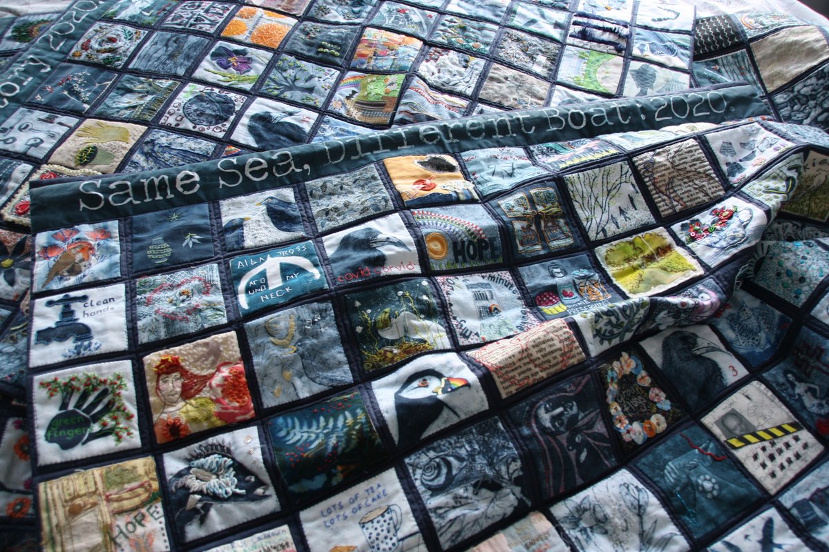 The wonderful lead artist <a href="/SueBrownEnamel/">Sue Brown</a> of our exhibition opening TOMORROW at <a href="/SalisburyArts/">Salisbury Arts Centre part of Wiltshire Creative</a> was on BBC Radio Wiltshire Today - did you catch her talking all things collagraph, quilting and isolation artistry?! #wiltshirearts #salisburygallery #salisburyarts #freeexhibition