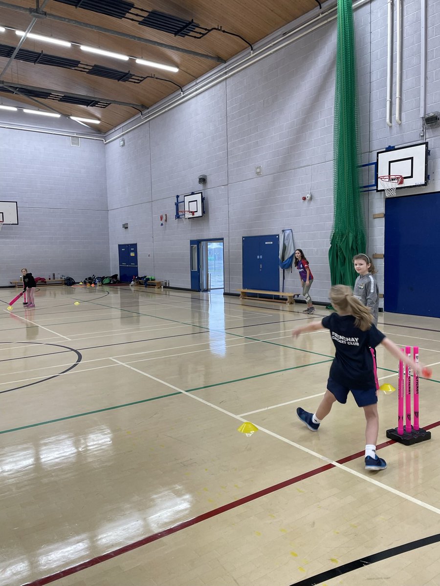 DFCALtd's tweet photo. Girls cricket off to an energetic Start this week with Isobel Patel & Damian Forder #HandHockey a #match for our softball group and #reactioncatching and #FFDrives for the hard ball group #development #thesegirlscan #fun #improvement https://t.co/Ea8fgwvErV