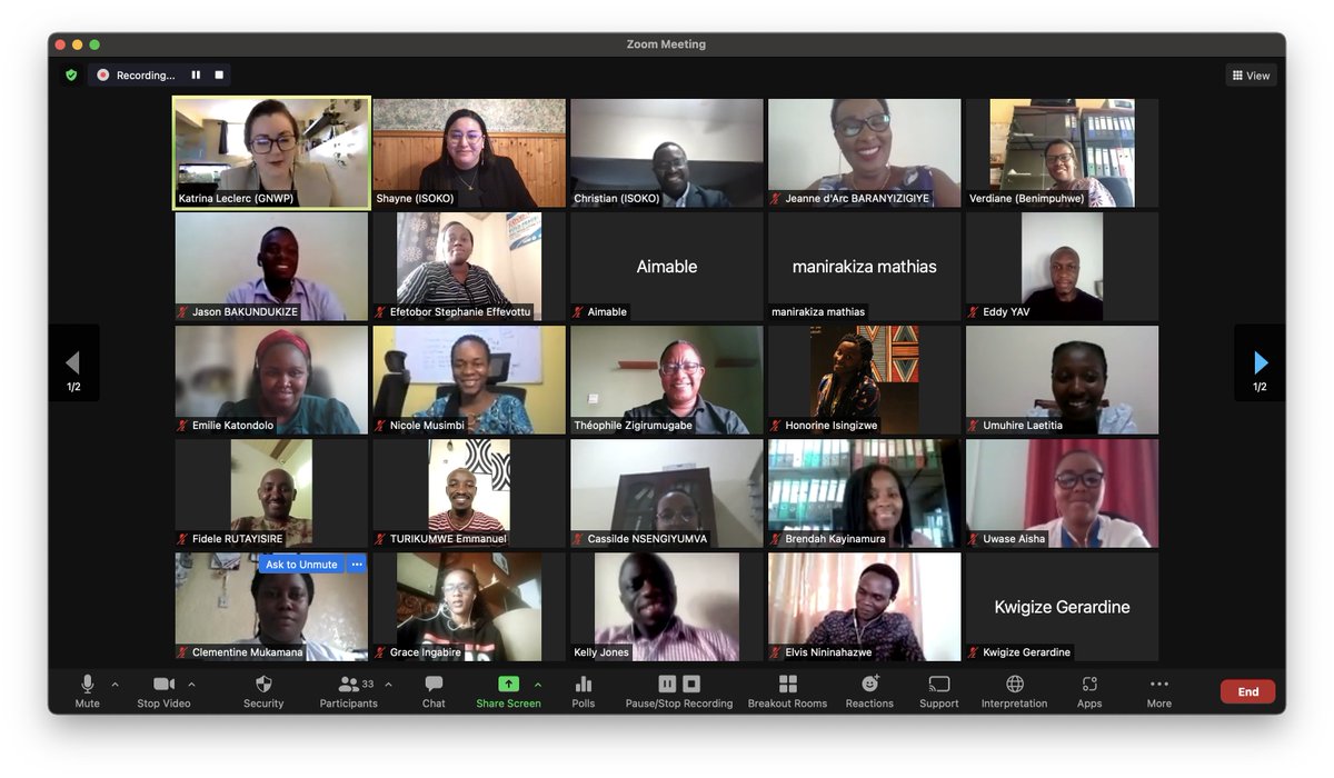 👏🙏Merci beaucoup aux représentants des gouvernements du Rwanda, du Burundi et de la RDC d'avoir rejoint le forum virtuel #YWL et de s'être engagés avec les membres du réseau #YWL en #GLR 🇷🇼🇧🇮🇨🇩

#YoungWomenLead #Youth4Peace