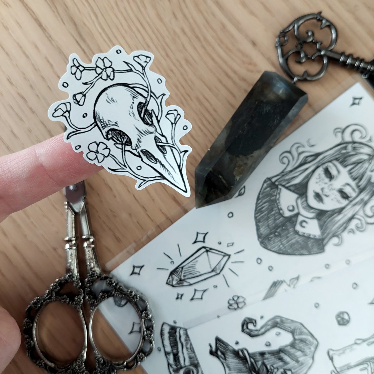 DaenirArt's tweet photo. I'm uploading here stickers from the end of last year that I made. They are available at my shop.
#sticker #stickers #wicca #wiccasticker #etsy #witch #magic #witchsticker #magicsticker #drawing #traditionalart https://t.co/JpWGYnGqQf