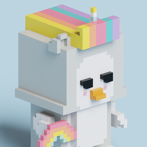 WhyPenguinNFT's tweet photo. Do you love unicorn?🦄

Special Properties:
Breed: Unicorn Penguin
Hair: Rainbow
Holding Part: "Rainbow Drop" Powerful magic stone in @WhyPenguinNFT land🌈

#NFTCommunity #nfts #nft #voxelart #unicorn #penguin https://t.co/nhd6Dcz9NC