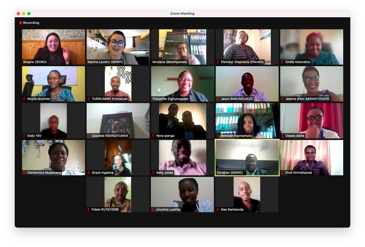 Incredible 3 days at #YoungWomenLead + Allies Virtual Forum in 🌍 GLR w/ <a href="/gnwp_gnwp/">Global Network of Women Peacebuilders (GNWP)</a>, <a href="/WY4PSinAfrica/">Partners for Peace and Gender Equality</a>, <a href="/benimpuhwee/">Benimpuhwe Organization</a>, <a href="/rwamrec/">RWAMREC</a> &amp; <a href="/SwissDevCoop/">Swiss Development and Cooperation</a>!

Exchanges, learnings &amp; strategizing on gender-sensitive #Youth4Peace in 🇧🇮🇨🇩🇷🇼. Thanks to govt for joining day3 &amp; supporting the agendas🤝