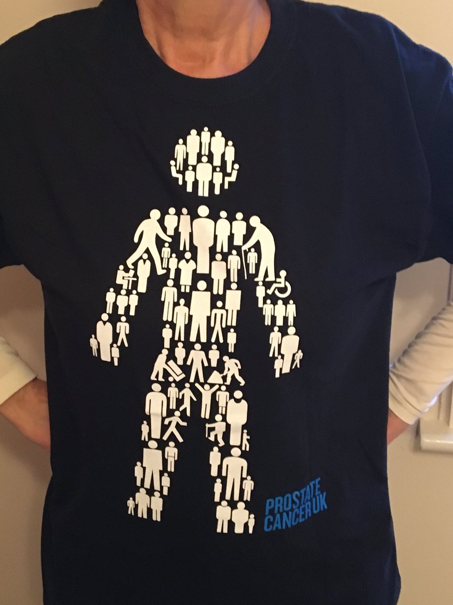 So excited to have my T-shirt ready for the next run. Thank you ⁦@ProstateUK⁩