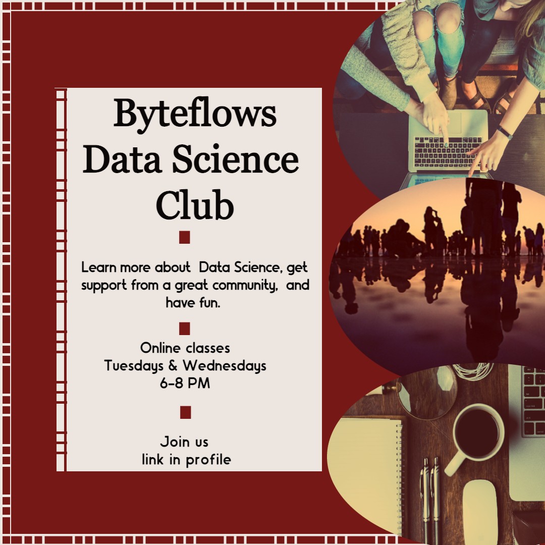 Byteflows's tweet image. During this month we will be covering: 
Fundamentals of media advertising, Linear tv &amp;amp; ottv, Maximum entropy information, Probability distributions, Statistics, Data fusion. Join in linktr.ee/byteflows_ai_c… 
#byteflows #professionalwellness #datascience #machinelearning
