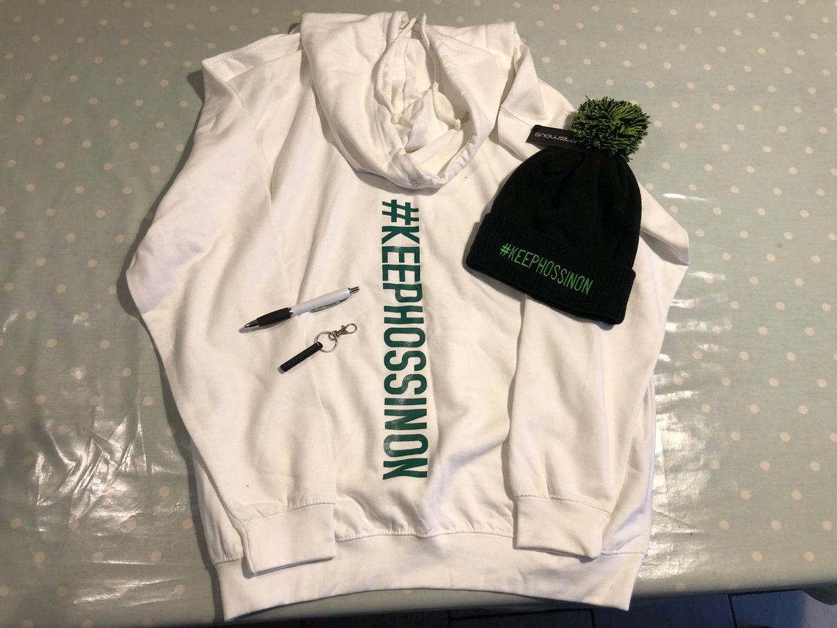 🍀🍀🍀 COMPETION TIME 🍀🍀🍀

For your chance to win a Marathon Man #KeepHossinOn Bundle which includes a Hoody, Hat, Pen and Keyring please do the following

🏃‍♂️LIKE THIS POST
🏃‍♂️RT THIS POST
🏃‍♂️FOLLOW ME

Competition will run until Saturday 15th January

🍀 GOOD LUCK