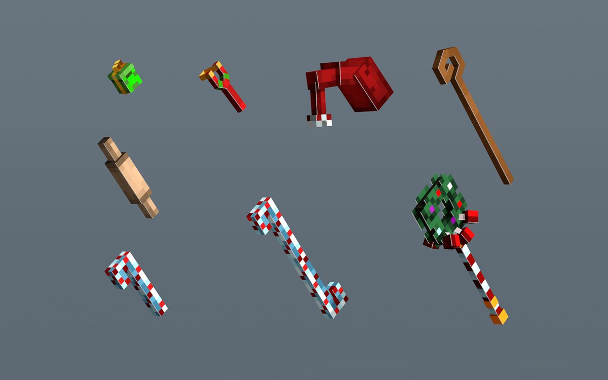 ArthurBn (@arthurbn5) on Twitter photo Player weapons.
Made for <a href="/TimoliaCreative/">Timolia Creative</a>'s Dungeon Rush : Gift Factory.
#minecraft #3d #3dmodel #pixelart #lowpoly #blockbench Player weapons.
Made for <a href="/TimoliaCreative/">Timolia Creative</a>'s Dungeon Rush : Gift Factory.
#minecraft #3d #3dmodel #pixelart #lowpoly #blockbench