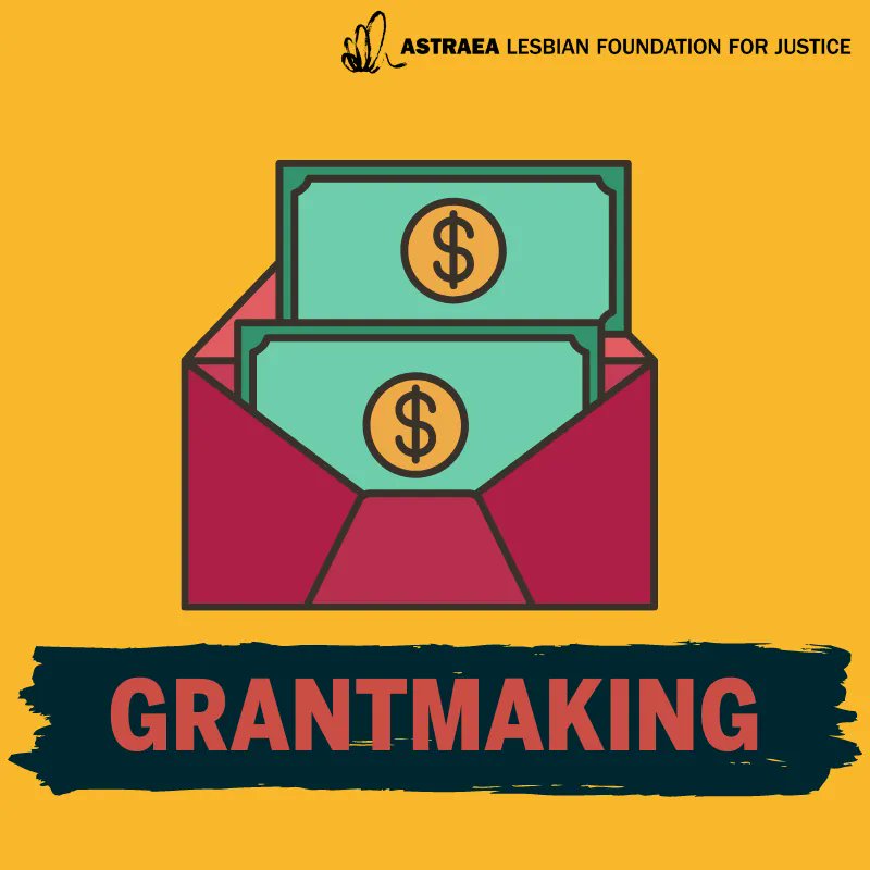 At Astraea, we extend GRANTMAKING to groups with limited access to traditional sources of funding, prioritizing support for lesbian, bisexual, and queer women; trans and gender non-conforming people; intersex people and people of color. #Phlanthropy #Grantmaking