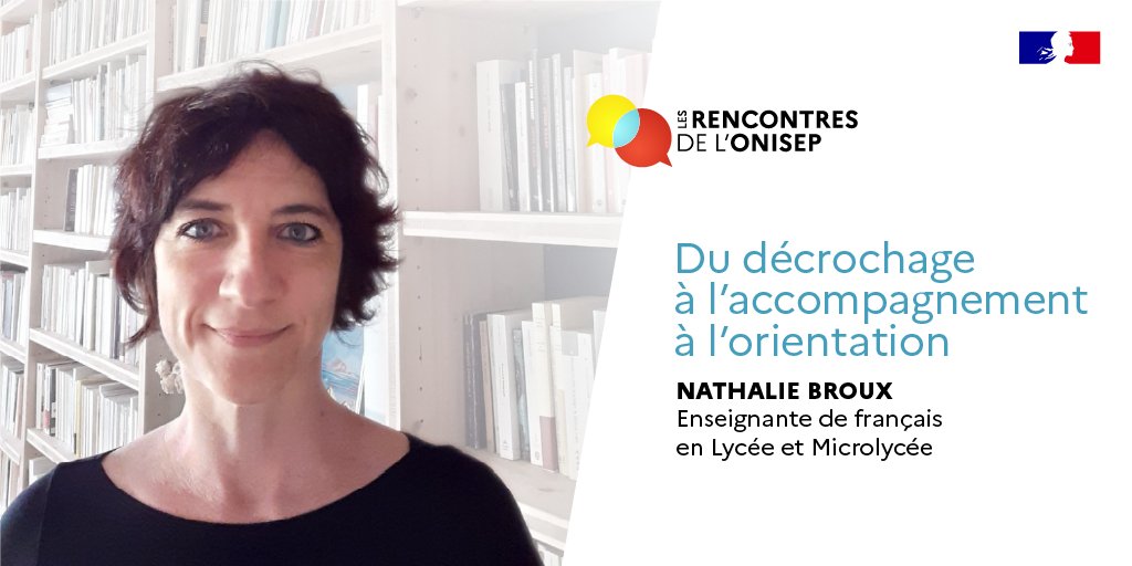 Onisep's tweet image. #RencontresOnisep 3️⃣Nathalie BROUX met en avant questions liées processus #orientation en #lycée et nous éclaire sur besoins spécifiques élèves situation #décrochage et raccrochage
🎙Écoutez son intervention ow.ly/AS7F50HnB9K
#équipeséducatives #éducation 
@education_gouv