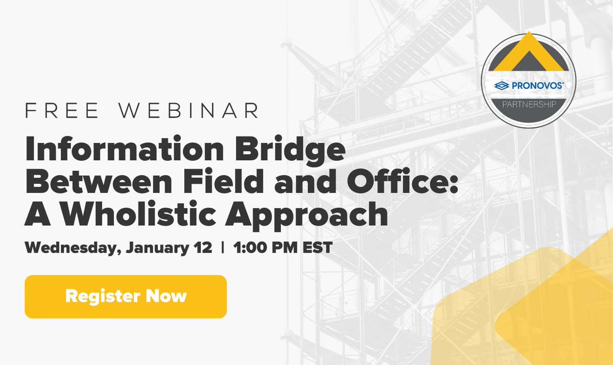 FoundationSoft's tweet photo. With integrated accounting and analytics software, you can easily manage your #construction business and improve productivity. To learn how, join us and our partner ProNovos for a free #webinar this Wednesday, January 12 at 1:00 PM EST!

Register now: https://t.co/WVErMIVBSA https://t.co/GWB3NgZud2