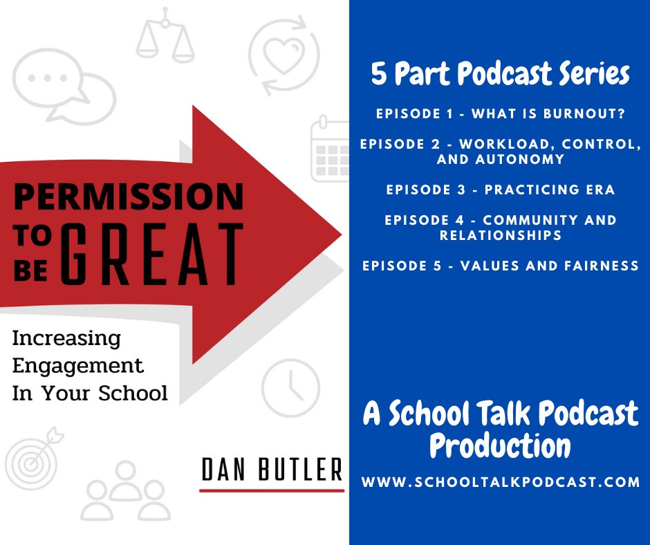 New Series and New Episode! In the 1st episode of the 'Permission to Be Great' series Greg and Jenny talk with Dan Butler to establish what #burnout is and the different elements that lead to it. Hint hint there is more to it than one would think...
https://t.co/kGAFjyIGmu https://t.co/geiu54mnHd
