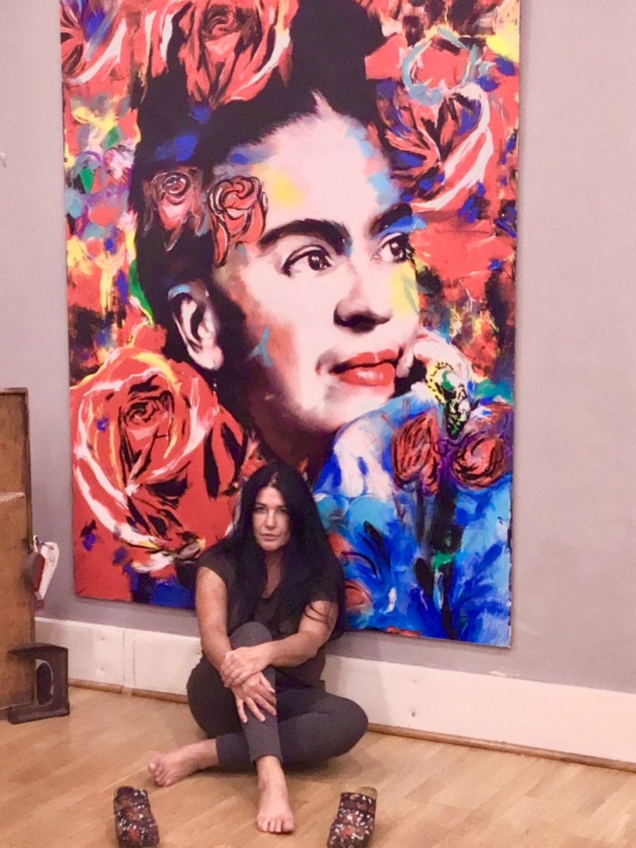 IvanaBurello1's tweet photo. Olio su tela 300x180 cm https://t.co/aASNHxAmp0