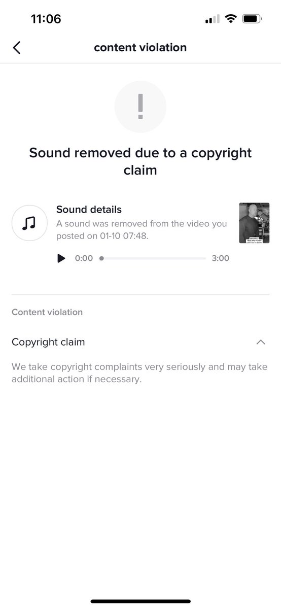 deadwulfofc's tweet photo. @tiktok_us // @TikTokSupport back at it again with the bogus content bans! This is such crap. Stop blocking my music!!!!! I own it, I can post it! https://t.co/Pgaw618Dsq
