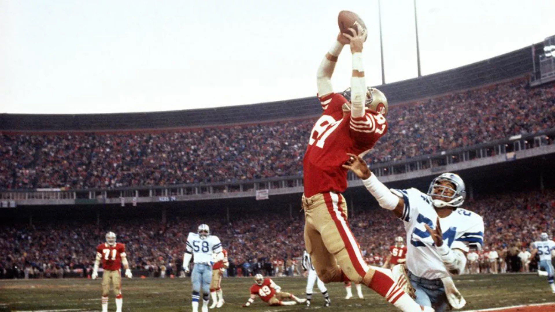 Happy 40th birthday to The Catch. RIP Dwight Clark. Go  