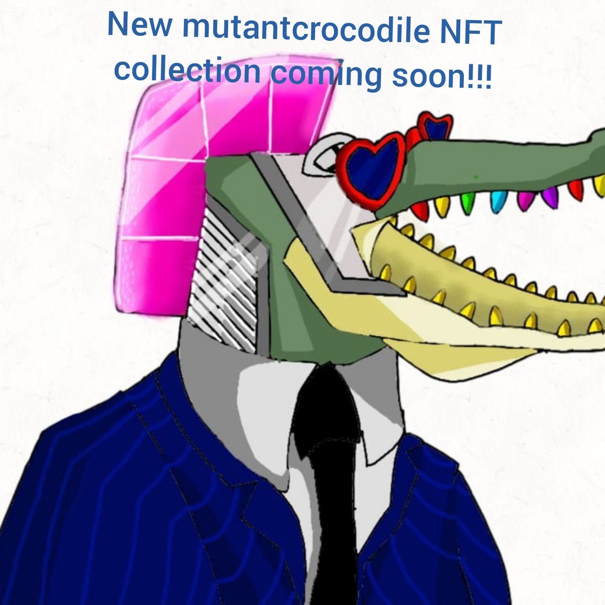 ETH_Josh_'s tweet photo. New mutantcrocodile NFT coming soon!!! #NFT #NFTCOMMUNITY #NFTART https://t.co/aTQu0fd3Eh