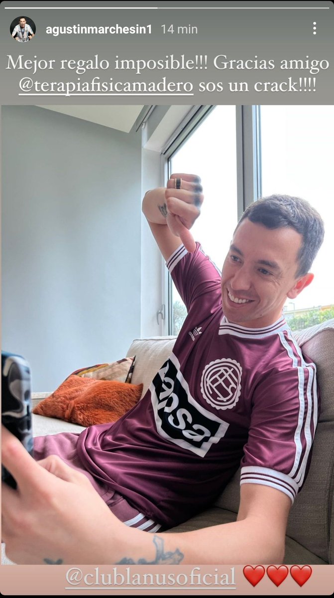 JuliMicheles's tweet photo. Lo que ¿faltaba? en esta novela... No puede ser casualidad la historia que subió Marchesin mientras #Lanús se ilusiona con tenerlo. ¿Qué opinan? https://t.co/E4lE2HHuin