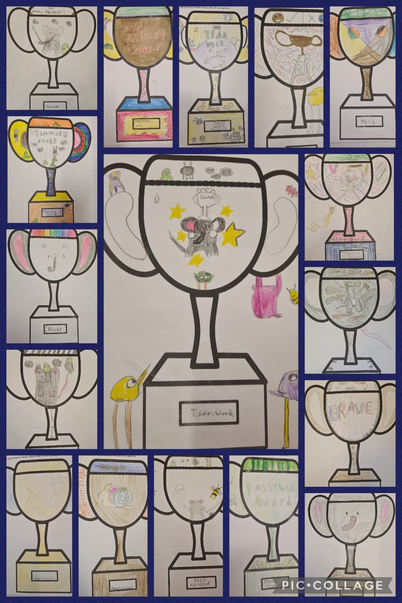 pentprimary's tweet photo. When you love a book so much you have to design a trophy for it! 🏆🏆🏆 #brilliantboostbooks #barnabusproject @HEADMPS @thefanbrothers @helenbowen1 @GarethKCoombes @EAS_LLCEnglish https://t.co/LP9cVGfLrm