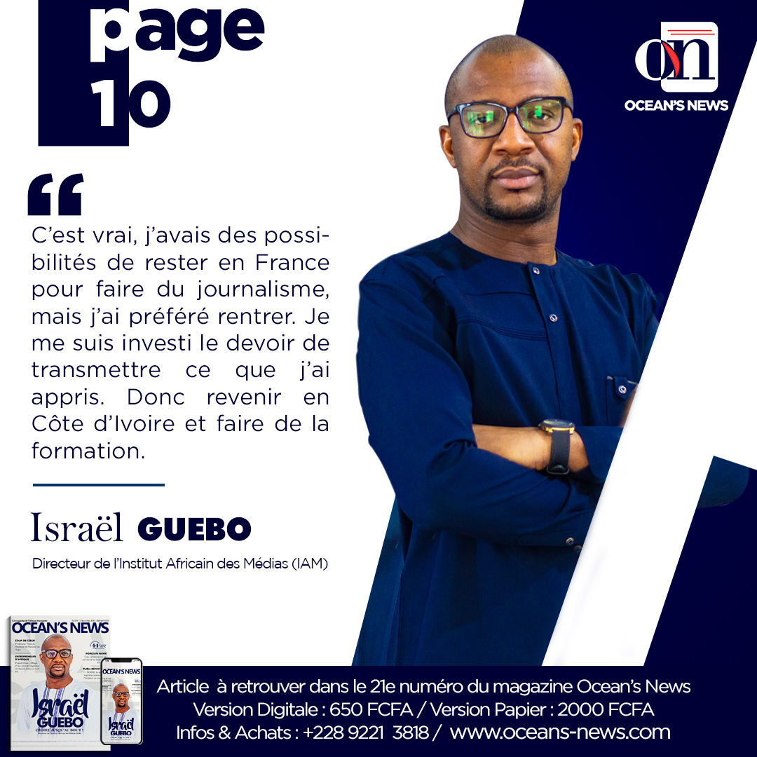 aime_apedoh's tweet photo. Hello #TgTwittos, l'homme de médias ivoirien @IsraelGuebo - Directeur de l’Institut Africain des Médias, m'a accordé un entretien pour @oceans_news que je vous invite à lire ici : https://t.co/XAMm8x3trs 

#Oceansnews #Oceansnews21 #IsraelGuebo #IAM #TeamOceansnews https://t.co/xdd5s6Y2Hv