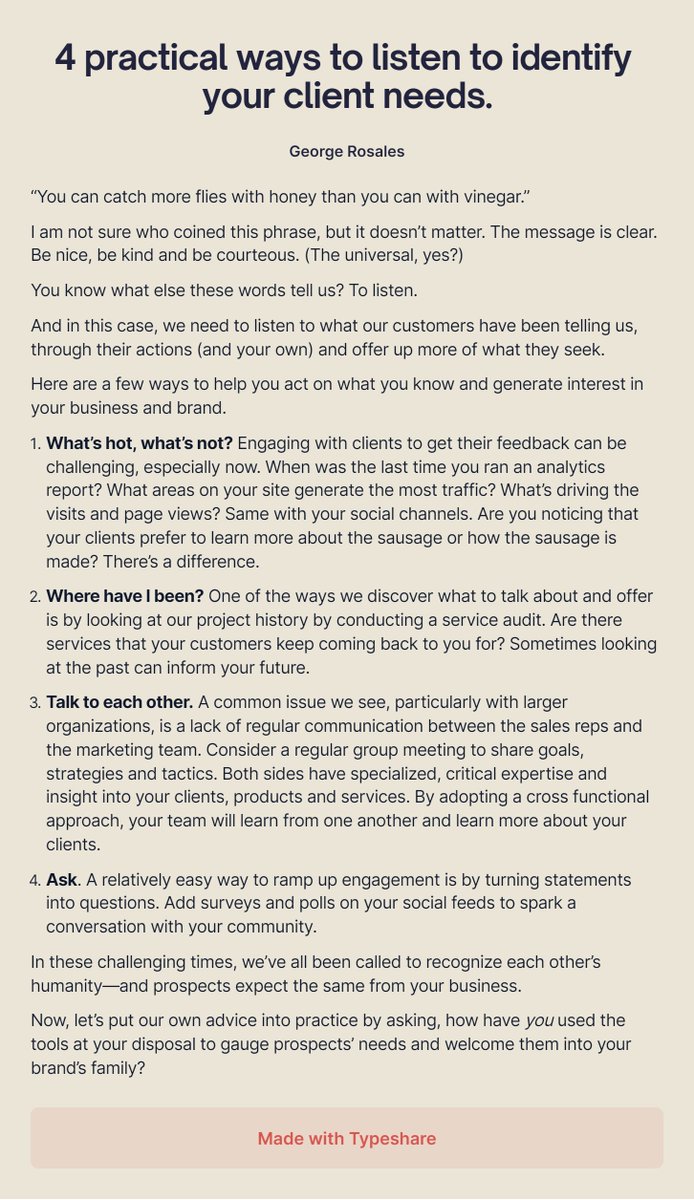 GeorgeAtBounce's tweet photo. At our firm Bounce, we are all about finding practical ways to gather information about our clients. Sometimes you have to ask and sometimes, the information you need is sitting there, waiting for you to find it. https://t.co/Yw4FeoE8Tb