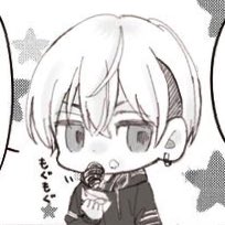 もぐもぐする千冬とはむっするタケミっちは珍しく気に入ってる… 