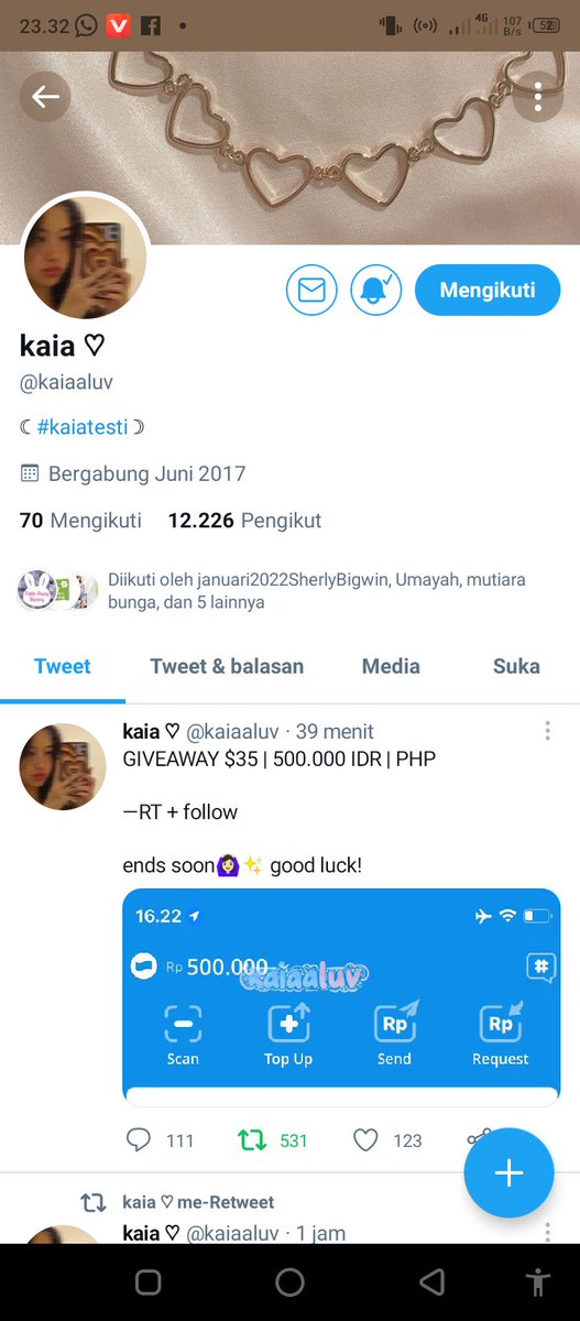 RejekiKlsSongo's tweet photo. @kaiaaluv Done bismilah https://t.co/l1CFvkKM4M