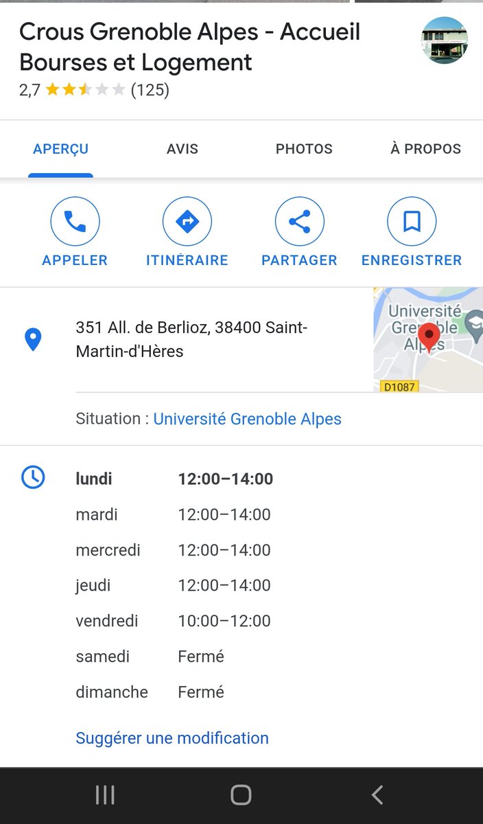 Ma mère : t as toujours pas appeler le crous ?
Moi : non
Ma mère : Pourquoi 
Moi : 
Srx c'est quoi ces horaires wsh ??