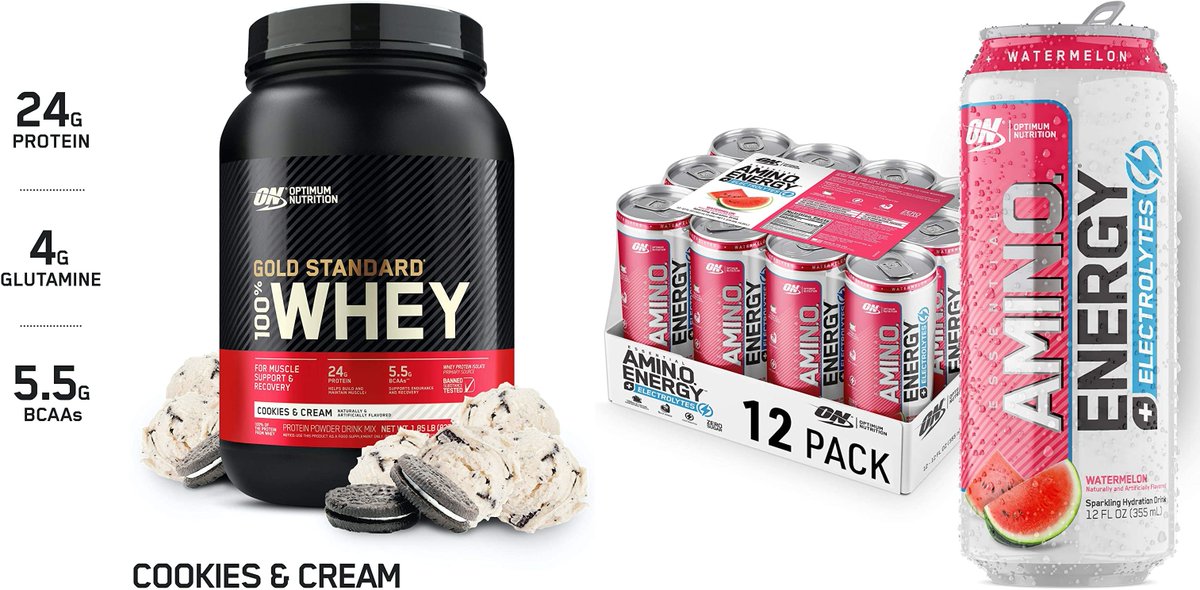 Today Only!

Almost 2lb Optimum Nutrition Gold Standard Protein Powder, as low as $21.59! (reg $32.99) https://t.co/5PDQflkauV

12pk Optimum Nutrition Amino Energy+ Cans, as low as $16.87, reg $25 https://t.co/vl82fcaN9f

Do Sub&Save for lowest price, can cancel after it ships https://t.co/SYwUL4ovFb