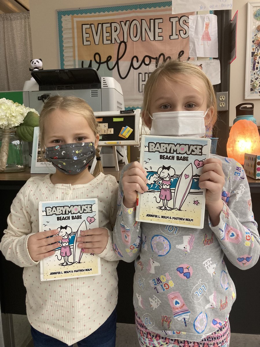 MrsAxelsLibrary's tweet image. Reading is better with a friend! #readtogether #babymouse