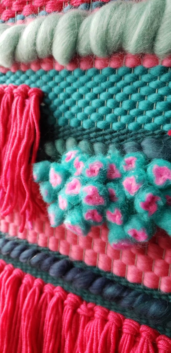 My big dreams include textiles+data assignments in my <a href="/UGcts/">UoGCTS</a> courses, but at the moment I mostly make while I'm relaxing (aka ignoring the world as best I'm able). I pick colours that remind me of a friend &amp; get creative. My newest, for @BooksCassidy (hope you like it)! #DHmakes