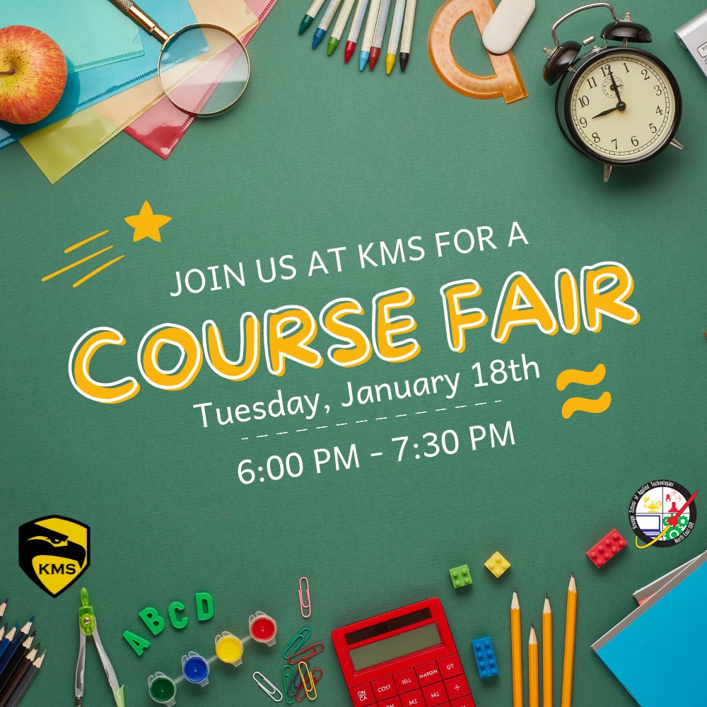 Attention incoming 6th, 7th, &amp; 8th graders: join us next Tuesday evening to find out what Krueger has to offer! We'll see you there!