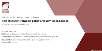 On the 3rd February <a href="/londonpolicy/">London Policy</a> will host virtual discussions on #transport policy in London. To join us and our speakers <a href="/mayorofhackney/">Mayor of Hackney</a> <a href="/AdamTyndall/">Adam Tyndall</a> @RHADuncanB <a href="/0jhl/">Oliver Lord</a> <a href="/lb_southwark/">Southwark Council</a> @EmmaGibsonLTW @ellyannab <a href="/CatherineWest1/">Catherine West</a> <a href="/GIIA_news/">Global Infrastructure Investor Association</a>, book here: bit.ly/3nQpxxH