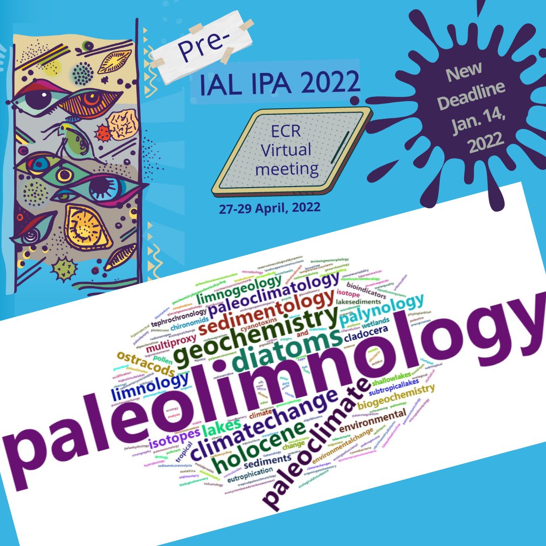 International Palaeolimnology Association ECR (@ipa_ecn) on Twitter photo #ECRs #palaeolimnologists we have over 100 attendees from 35 nationalities due to attend our IAL IPA virtual ECR event in April 2022. Don't miss out-deadline to register has been extended until 14th January 2022. For details and to register go to ial-ipa2022.com <a href="/ial_ipa/">ial-ipa 2022</a> #ECRs #palaeolimnologists we have over 100 attendees from 35 nationalities due to attend our IAL IPA virtual ECR event in April 2022. Don't miss out-deadline to register has been extended until 14th January 2022. For details and to register go to ial-ipa2022.com <a href="/ial_ipa/">ial-ipa 2022</a>