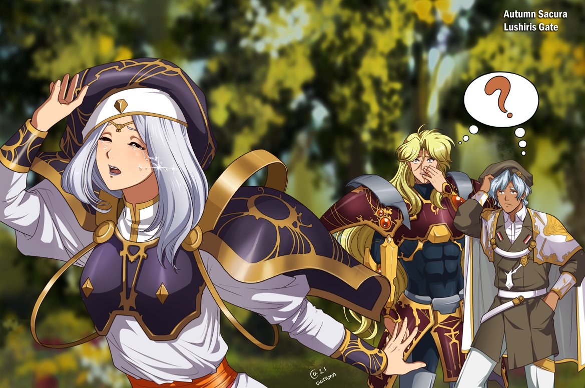 Lagrisser fanart. My rendition of Serena's Gate of fate ending