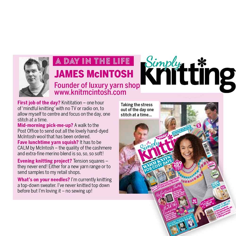 knitmcintosh's tweet image. A Day in my Life - in Issue 220 of ⁠@simplyknittingmag
⁠
#knititation⁠
#knitmcintosh⁠
⁠
l8r.it/P4Qv