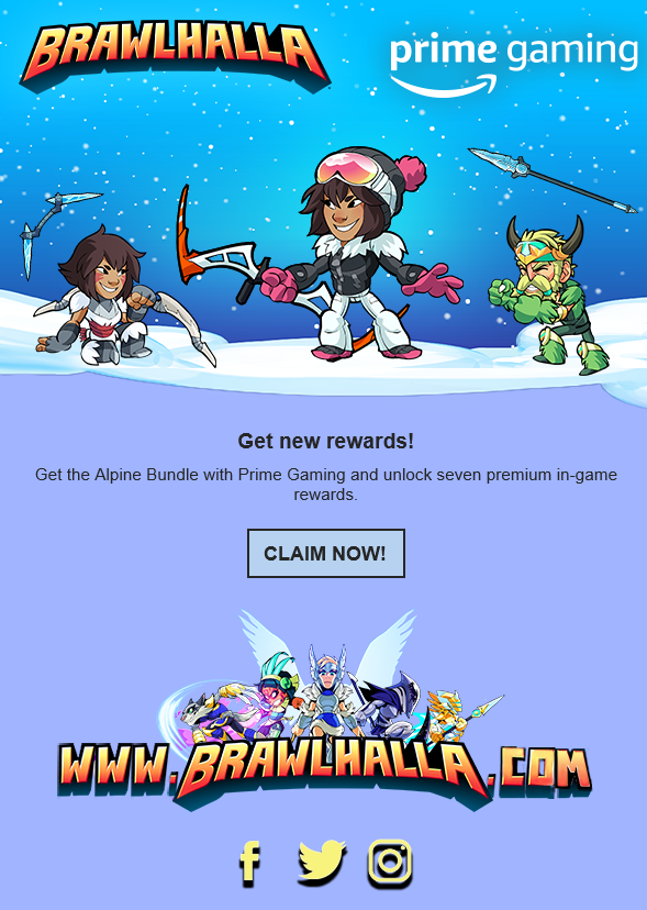 Tiger 🇸🇬 on X: oh hey new prime loot for Brawlhalla