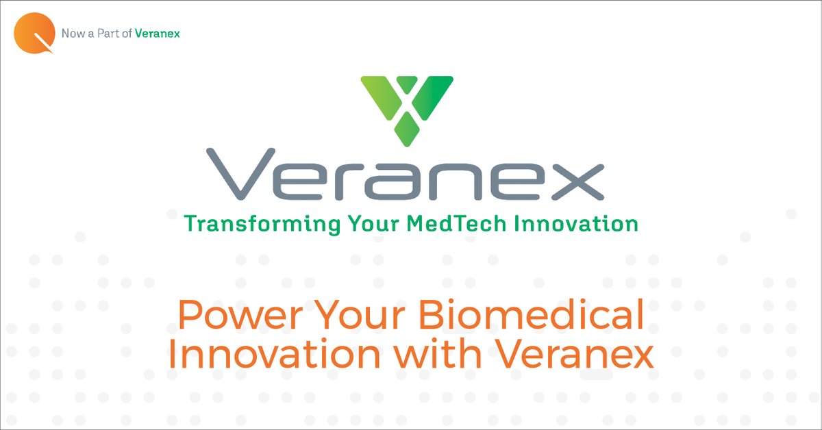 Quartesian's tweet image. When we joined forces with Veranex, a global and comprehensive concept-to-commercialization biomedical services company was born. bit.ly/34H9Zpb