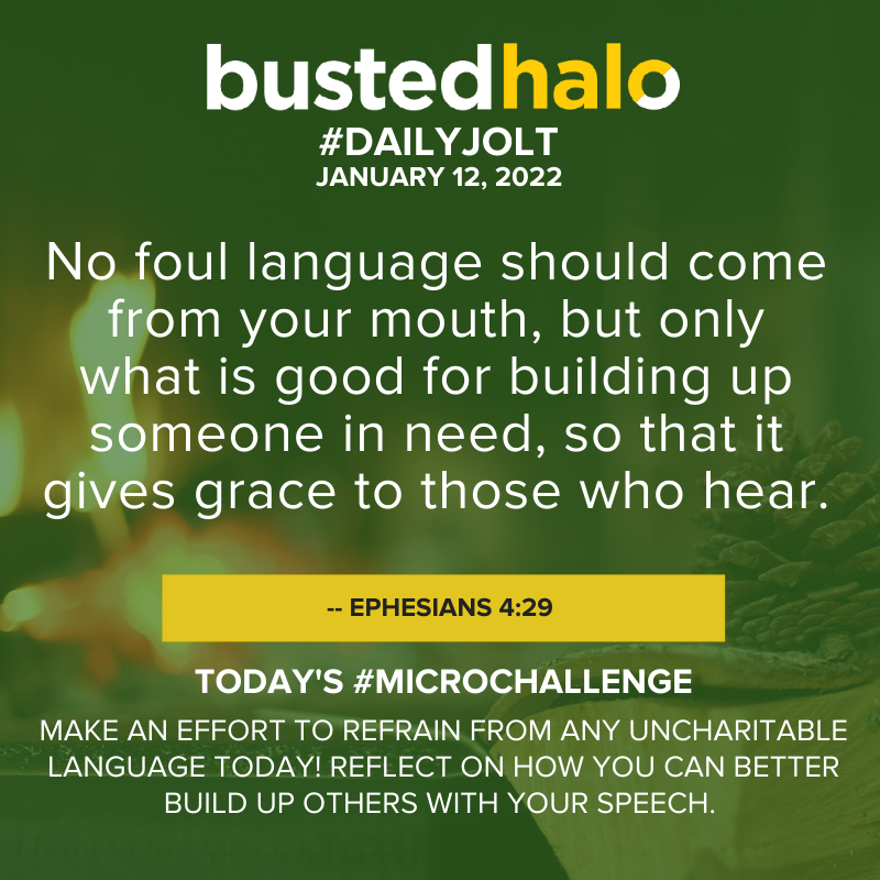 BustedHalo's tweet photo. Today's #DailyJolt comes from #Ephesians. https://t.co/di6tZPwwLP
