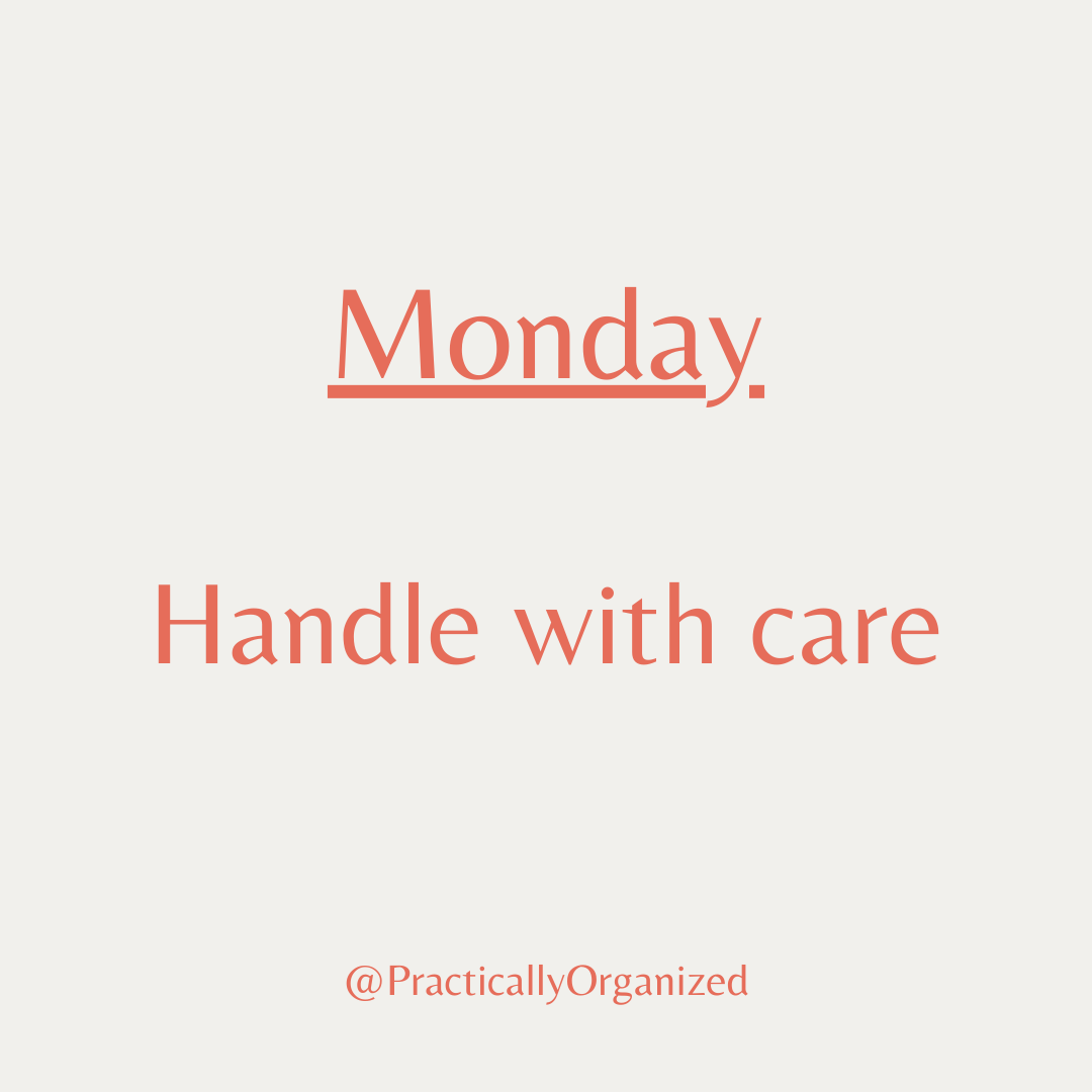 Happy Monday!

Mondays can be filled with tension, stress or anxiety. We never know what someone is really going through. Don't forget to handle others with care and YOURSELF with care.

❤️