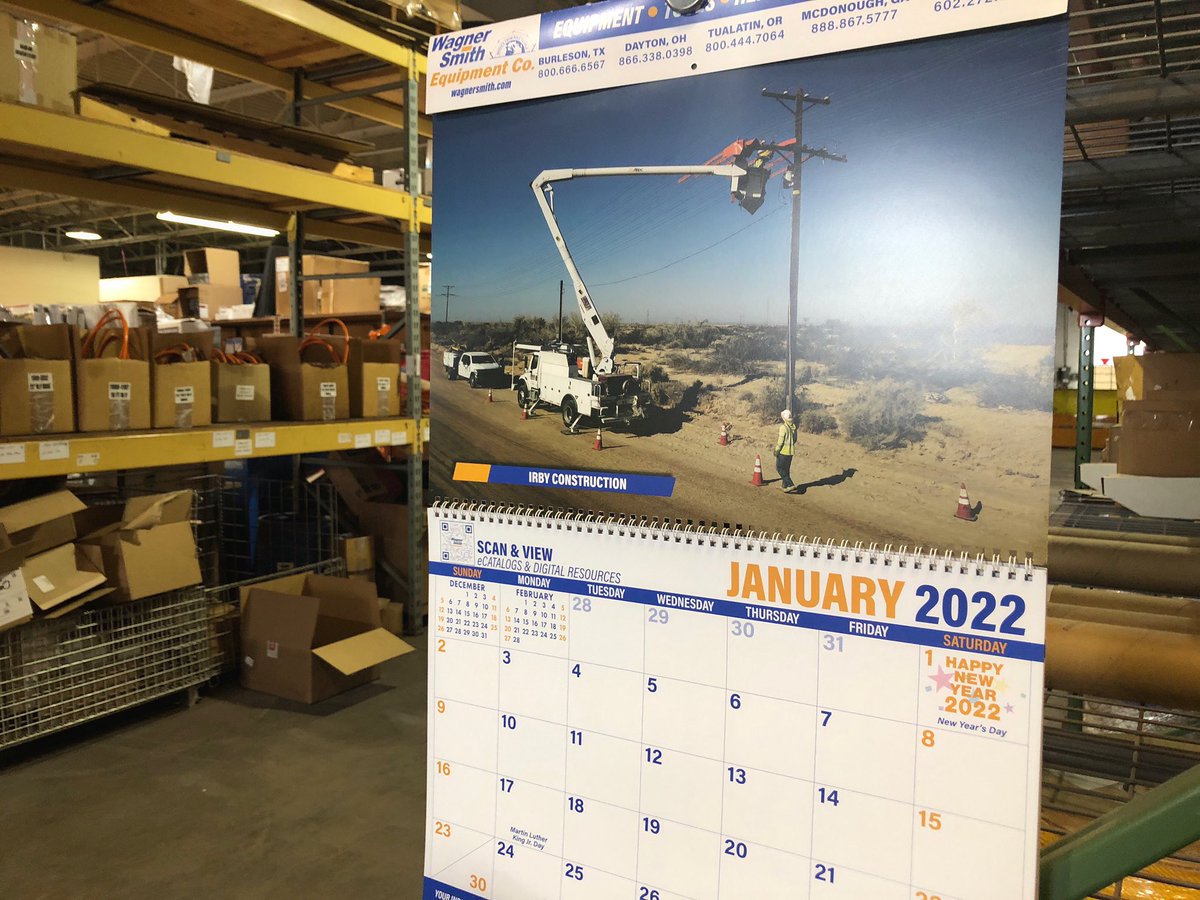 wsepulls's tweet image. 🗓Do you have our #2022Calendar hanging up in your shop, trailer or office? Snap a pic, tag #WSECal to be entered in for a free gift. Don’t have a calendar, reach out to us today to request a copy or 2! 🔗 wagnersmith.com/calendar-image…. #DistributionExperts #TransmissionExperts