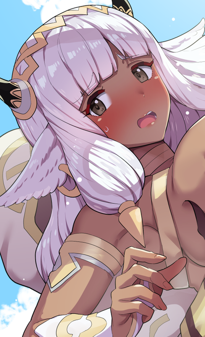 FEH第6部ヒロインのアシュちゃん絵完成。アスクの眷属で、人の姿はあくまで仮の形のはずが……な感じの1枚。pixiv、ニジエ用としては珍しくテキストを添えてCG集風にしています。渋R-18とニジエにうpりましたので、最寄りのSNSでどうぞ。 