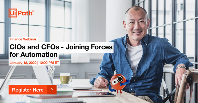 .<a href="/UiPath/">UiPath</a> industry leaders will discuss what #digitaltransformation means for both CIOs and CFOs and the challenges of creating a fully automated enterprise. #RPA #Automation dy.si/MF5a6