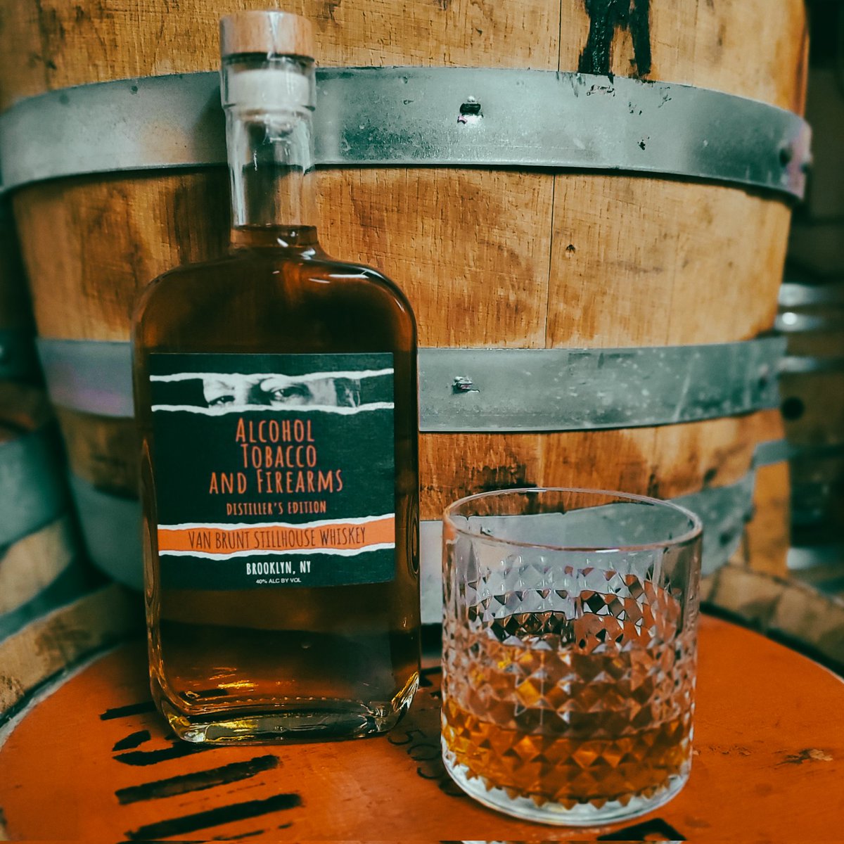 'A rush of spice and a smooth finish of dark chocolate.'

Our Distiller's Edition of 'Alcohol, Tobacco, &amp; Firearms' inspired by the upcoming book by author Tim Mcloughlin is now available exclusively at our tasting room.