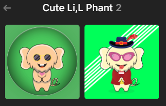 Got two cute <a href="/lilphant/">Cute Li'l Phant</a> ! Free mint going on - just pay the gas which is basically nothing. This is why I love SOL.

#SolanaNFTs