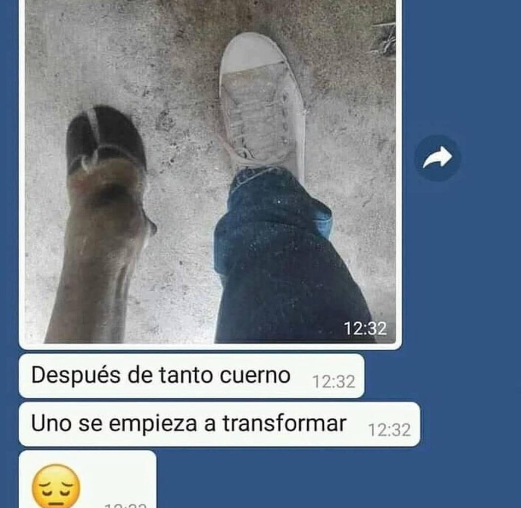 uno se empieza a transformar