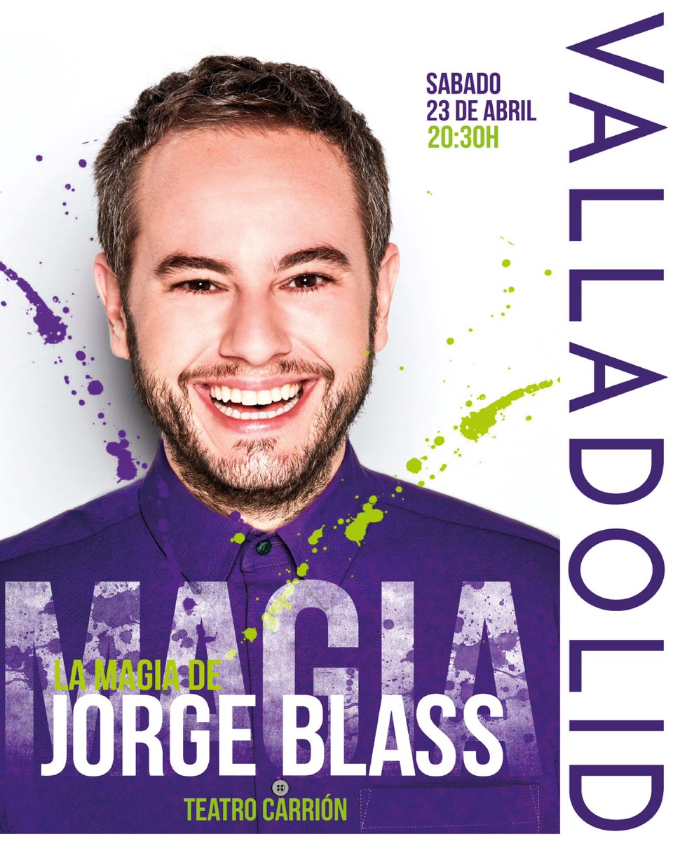 LikhaCompany's tweet photo. ¡La Magia de Jorge Blass! Un show de lo más novedoso, futuristas e innovador. Estará acompañado de un dron en el escenario. ¿Quieres sumergirte en este maravilloso mundo de ilusión? 📅09 de abril - Salamanca // 23 de abril - Valladolid  🎟Entradas en https://t.co/3PrLu0pQ2M https://t.co/KP8rbSz8To