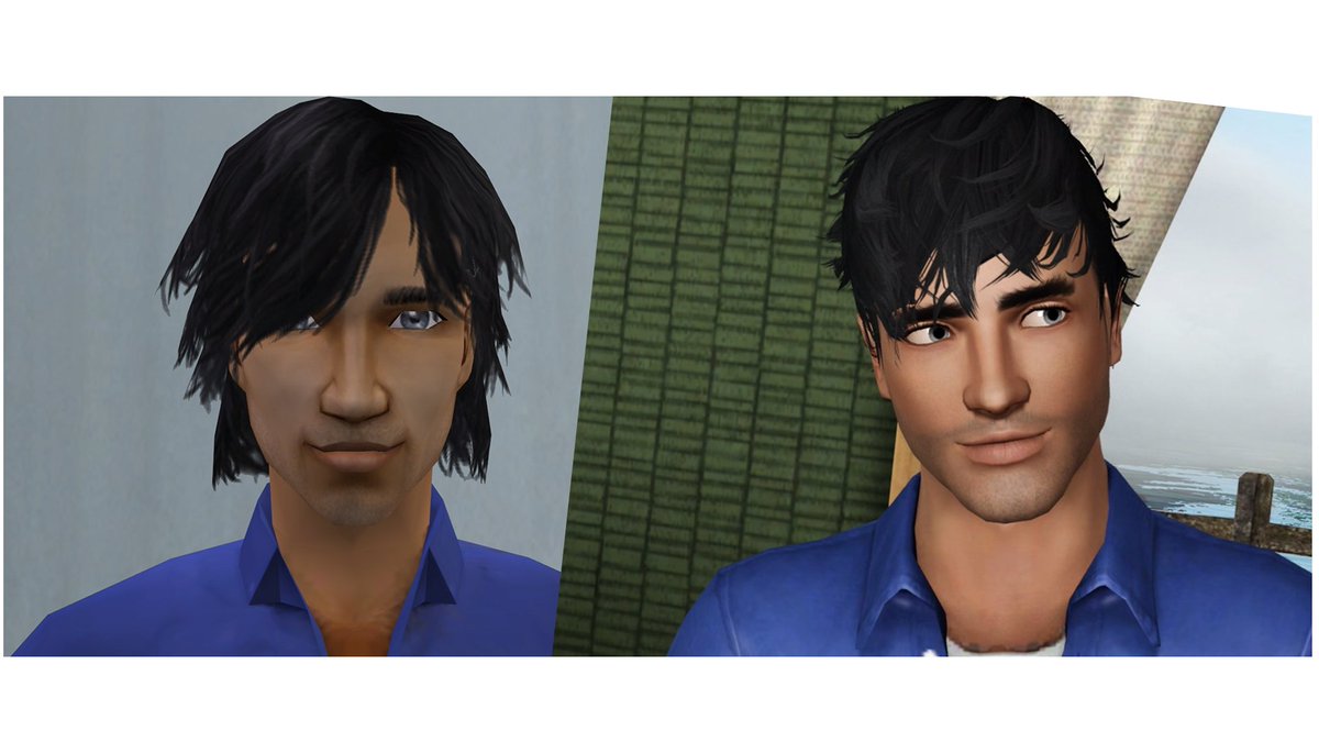 SimMattically's tweet photo. After finishing Castaway Stories I didn't want to say goodbye to Jake and Ahio, so I recreated them in The Sims 3!

Now more adventures are coming for them! https://t.co/JXF1PpbCvL