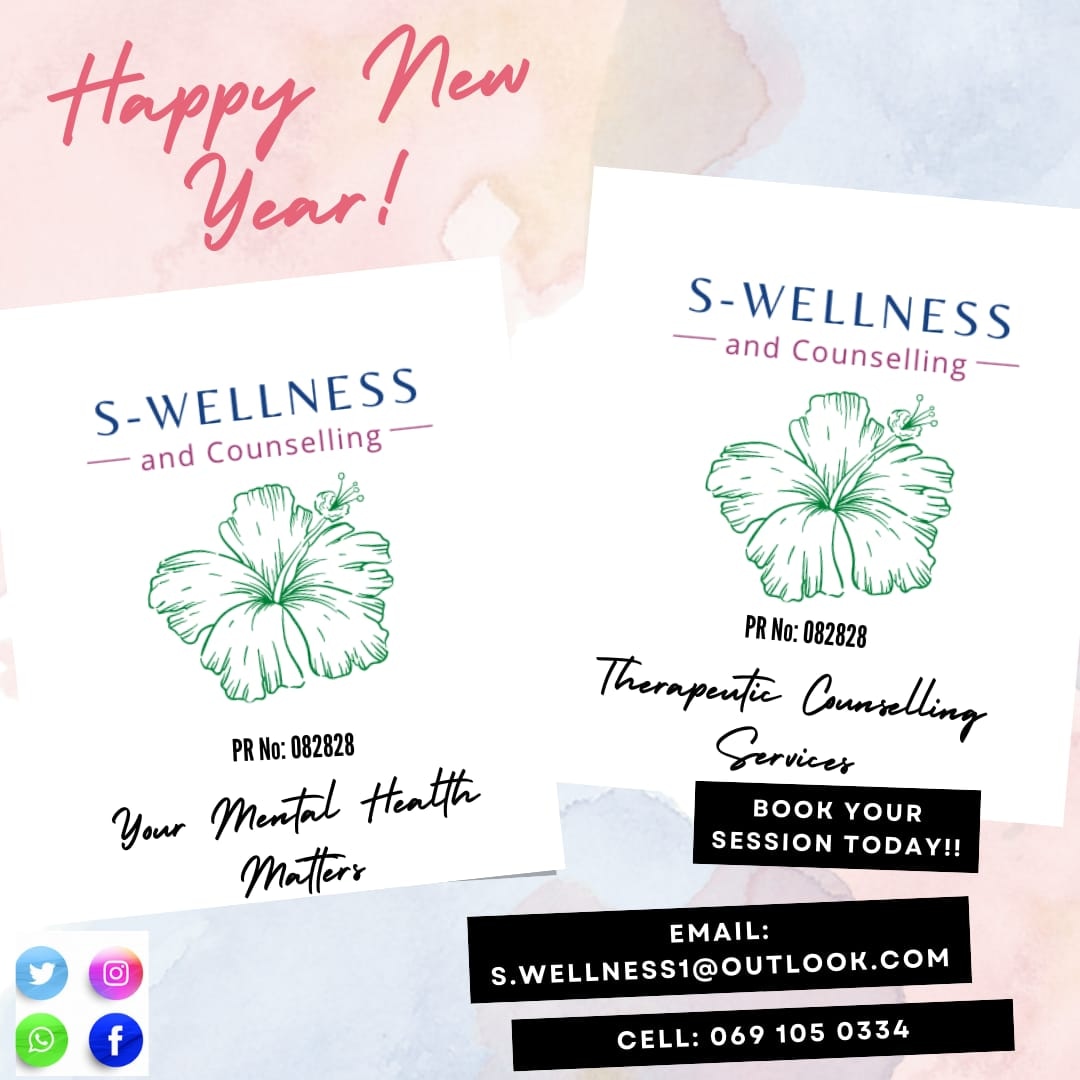 SWellnessandco's tweet photo. Affordable counselling services. We are based in Rivonia.

As the new year begins, remember to invest in yourself and your mental health.

RT for awareness. Someone out there might need it. 😉 https://t.co/XFpMdfK3JZ